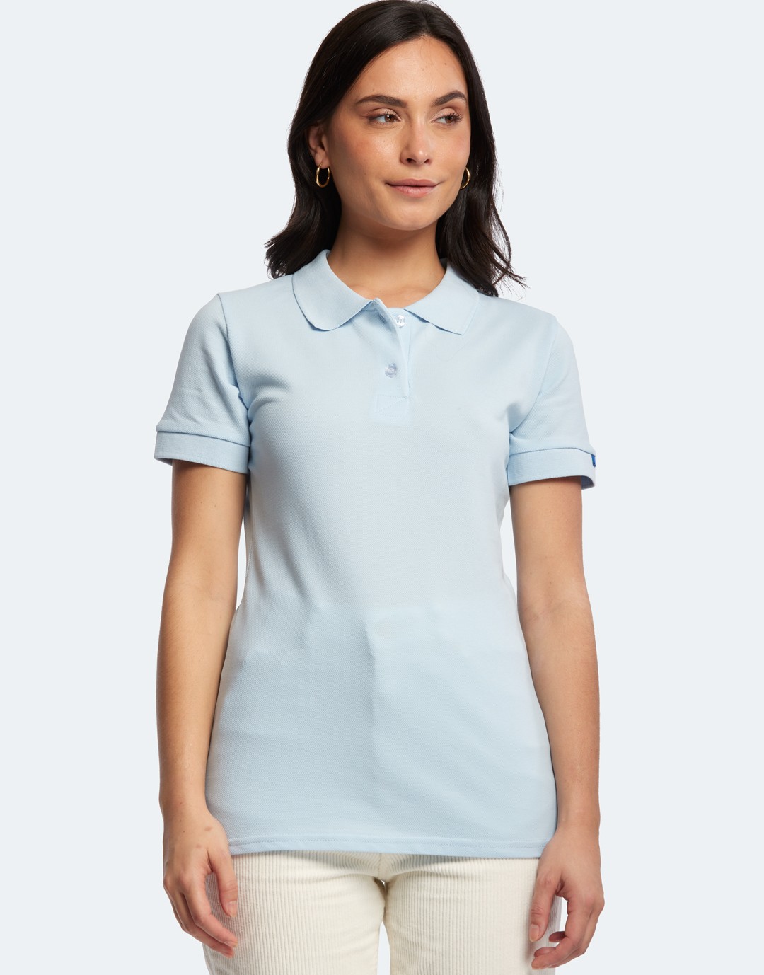 Polo Manches Courtes Femme Beauvoir - Sky blue