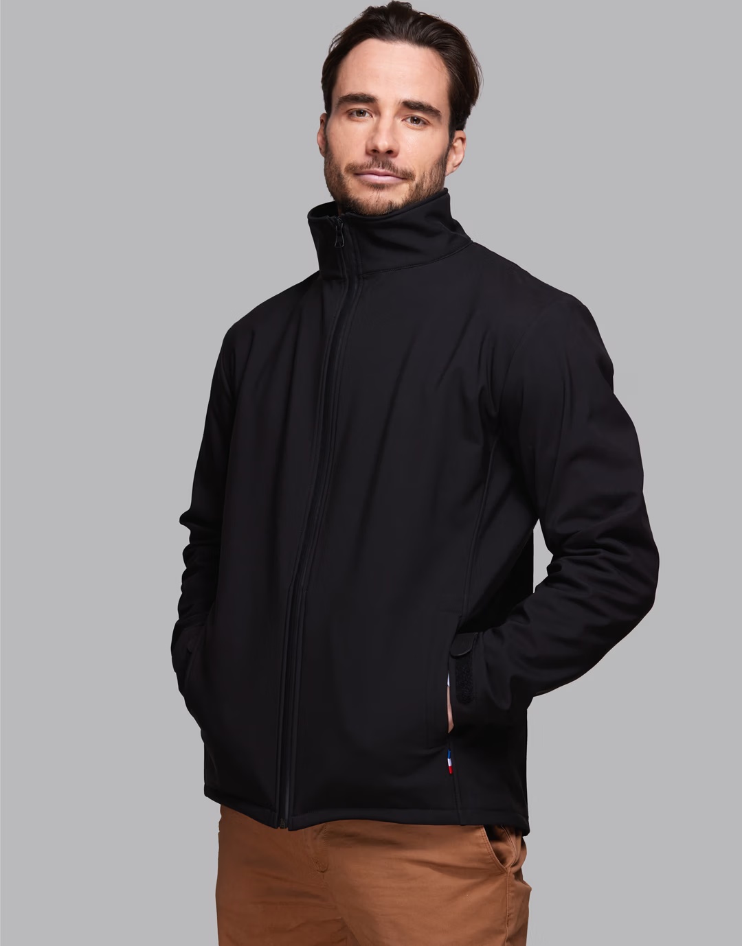 Blouson softshell Homme Bellecombe - Black - Face