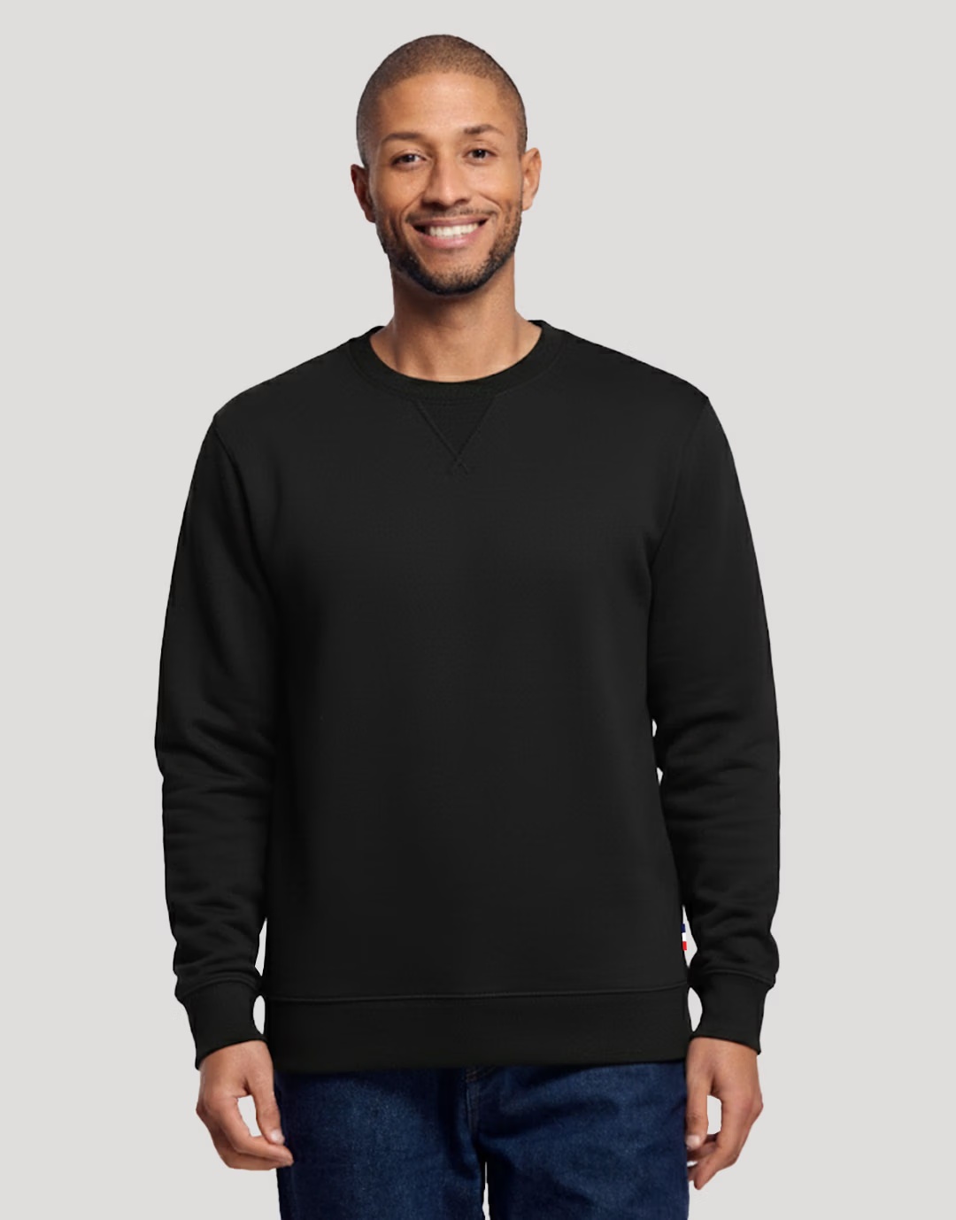 Sweat col rond Unisexe Deleuze - Black