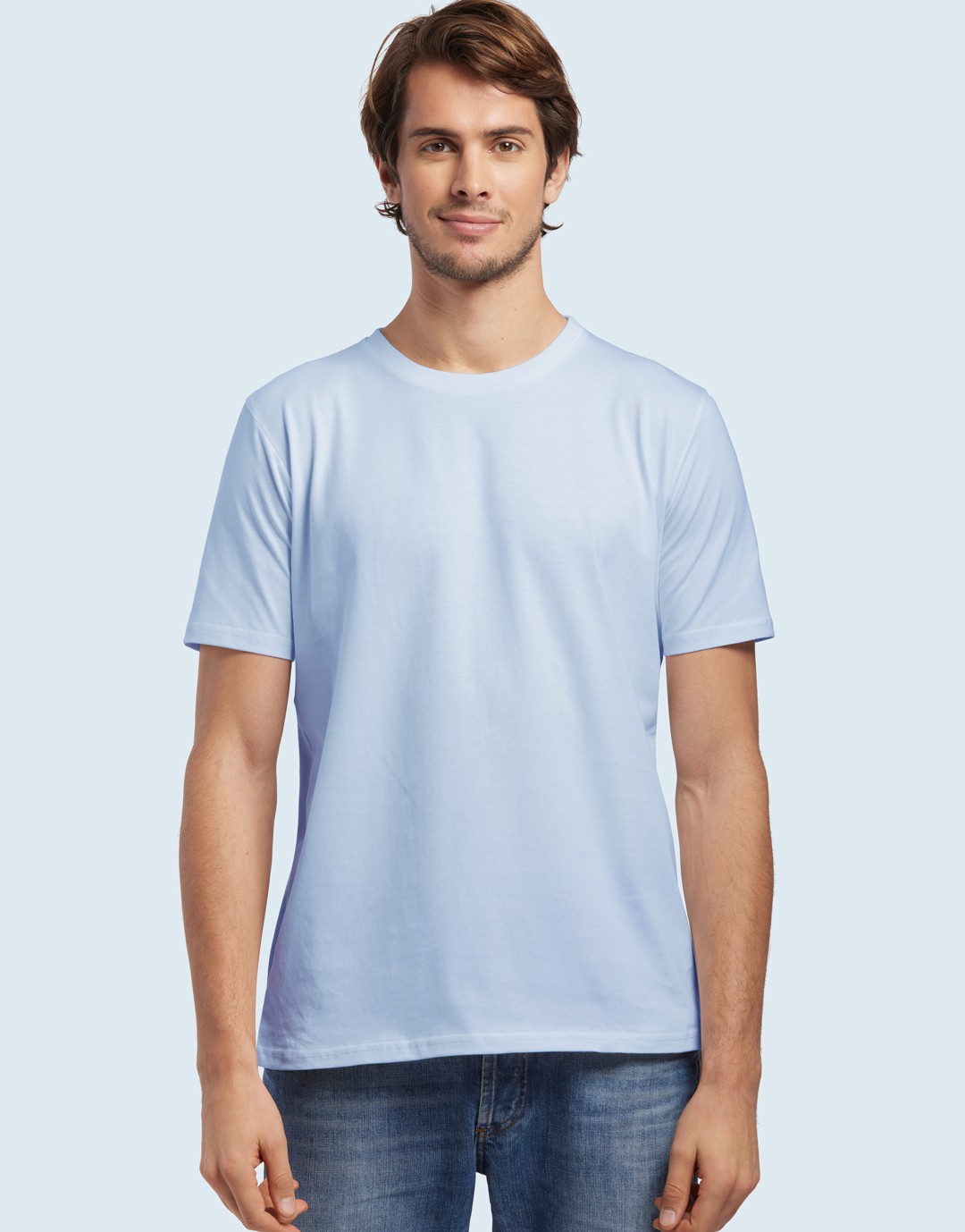 T-Shirt Homme Descartes - Sky blue