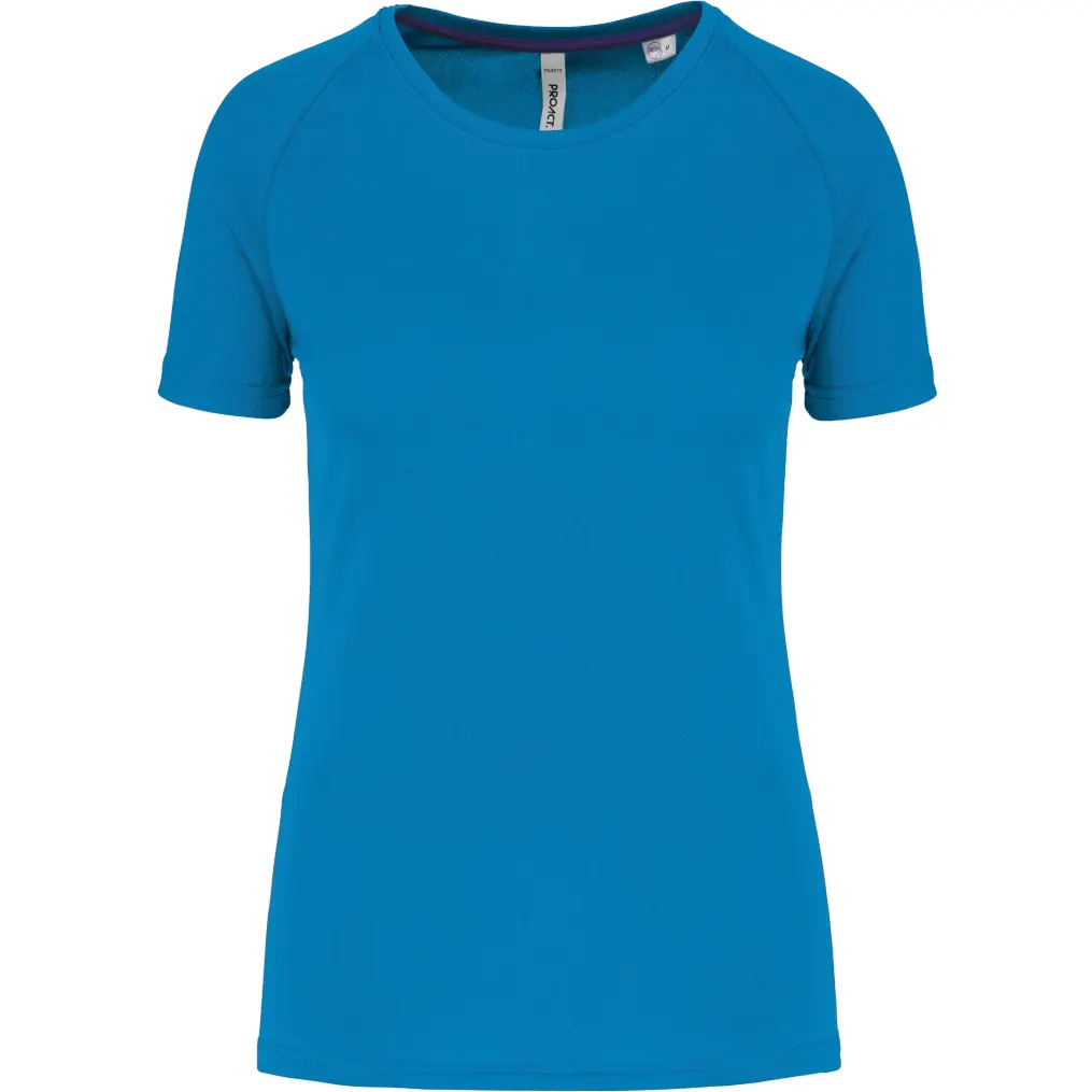 T-shirt running recyclé - Acqua Blue