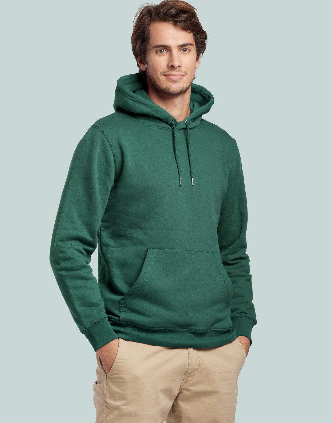Hoodie Unisexe Rousseau - Bottle Green