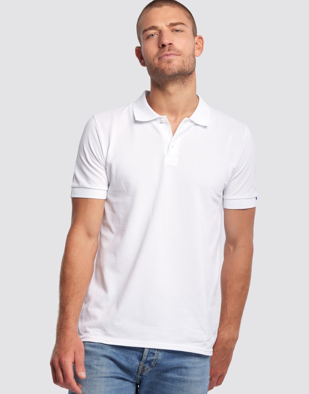 Polo Manches Courtes Homme Sartre - White