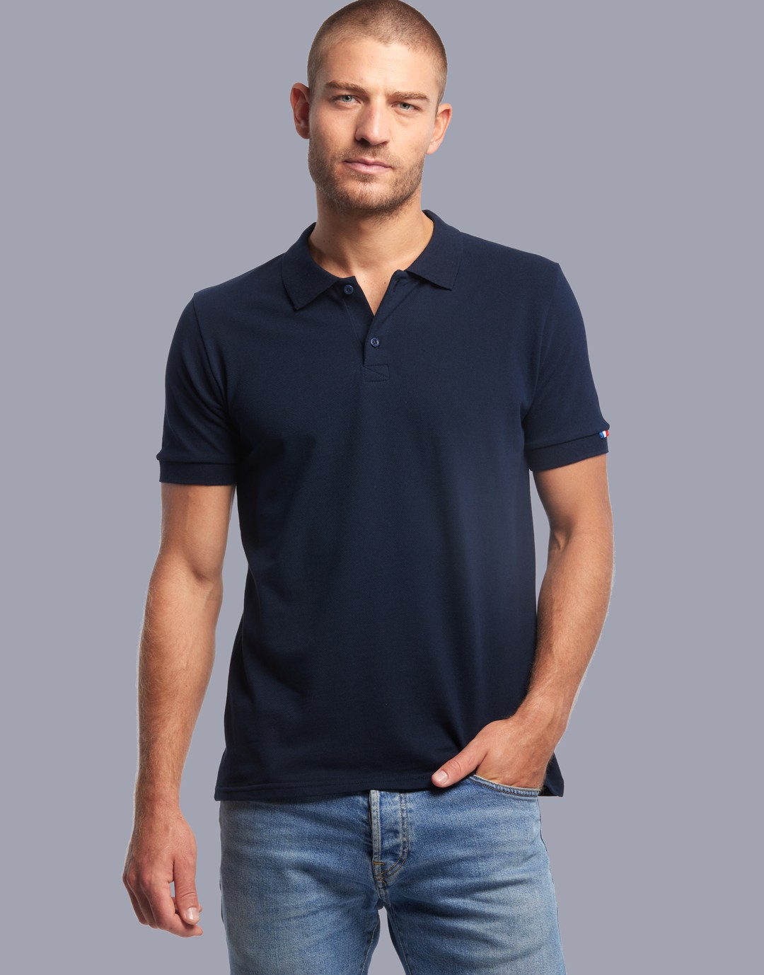 Polo Manches Courtes Homme Sartre - French Navy