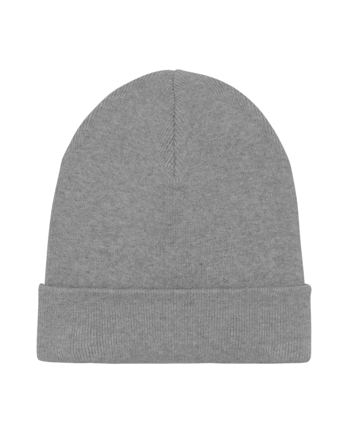 Rib Beanie - Mid Heather Grey