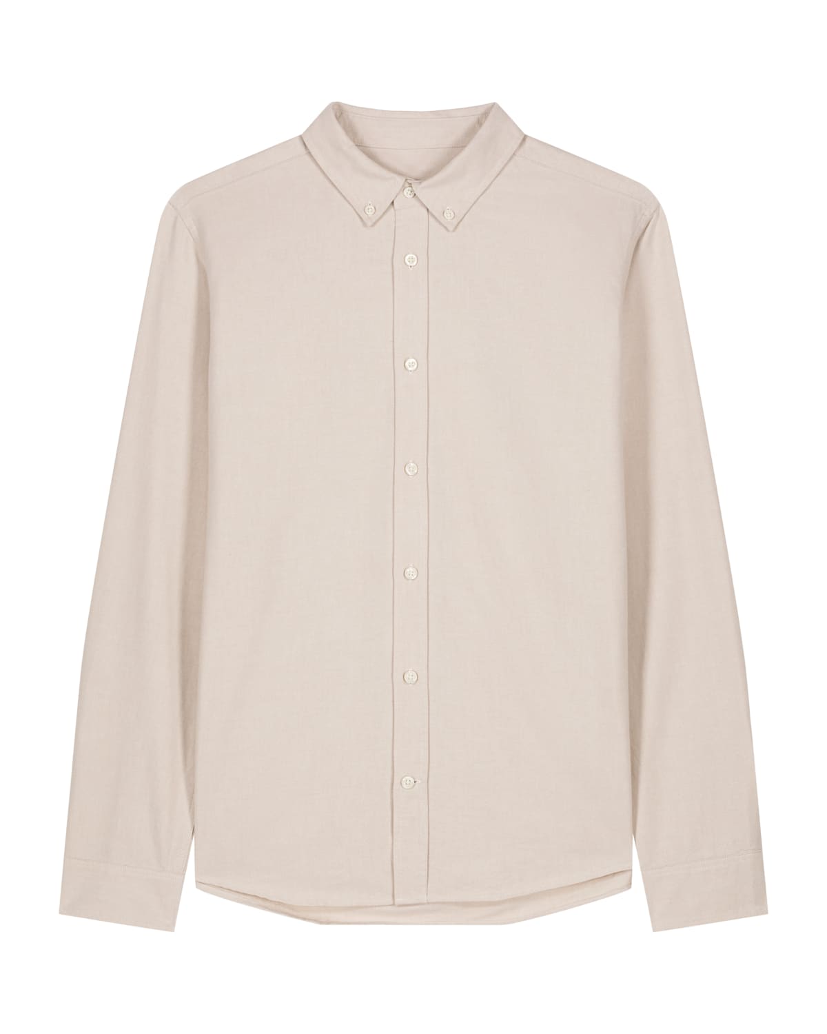 Stanley Oxford Shirt - Beige Oxford - Face