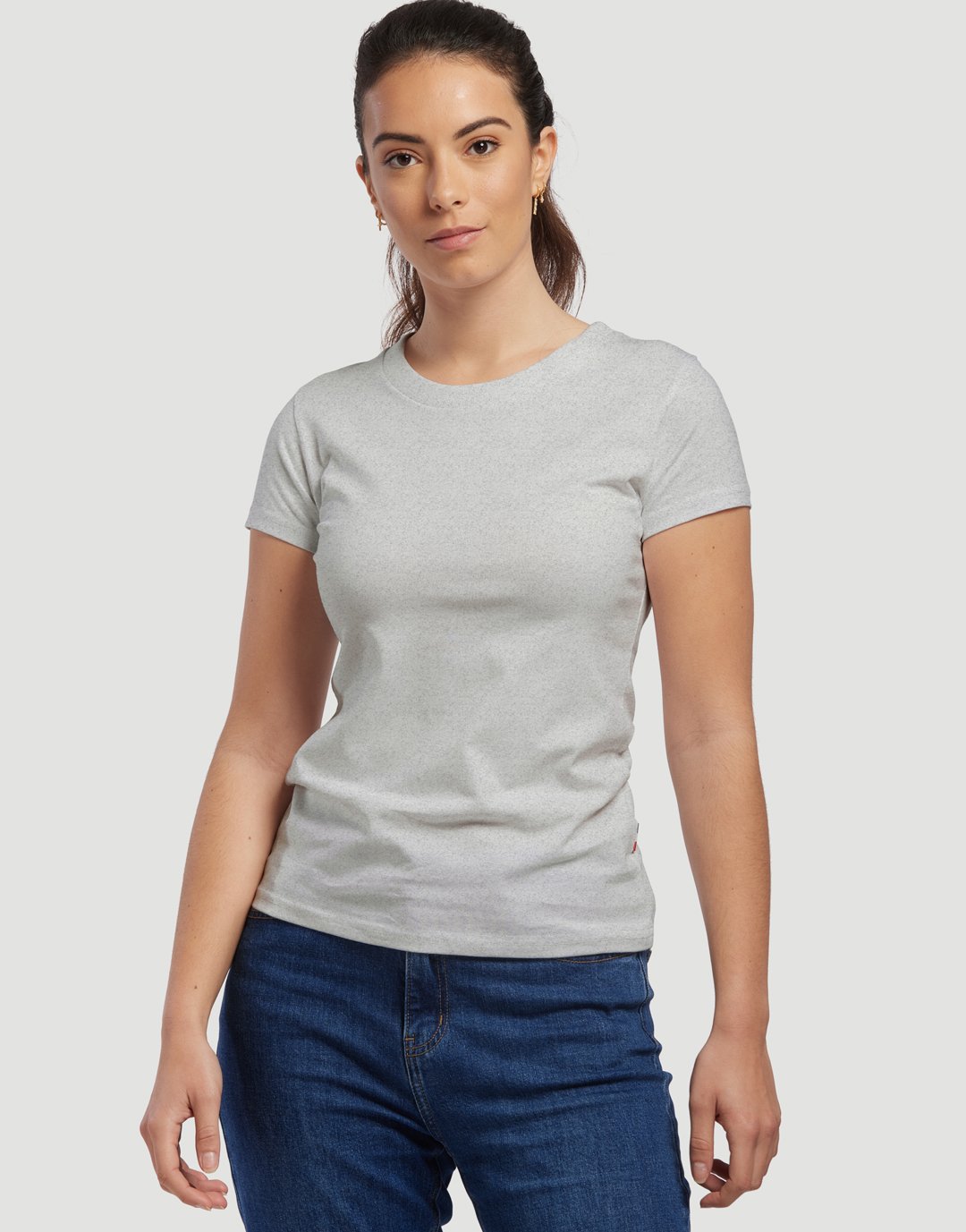 T-Shirt Femme Weil - Heather Grey - Face