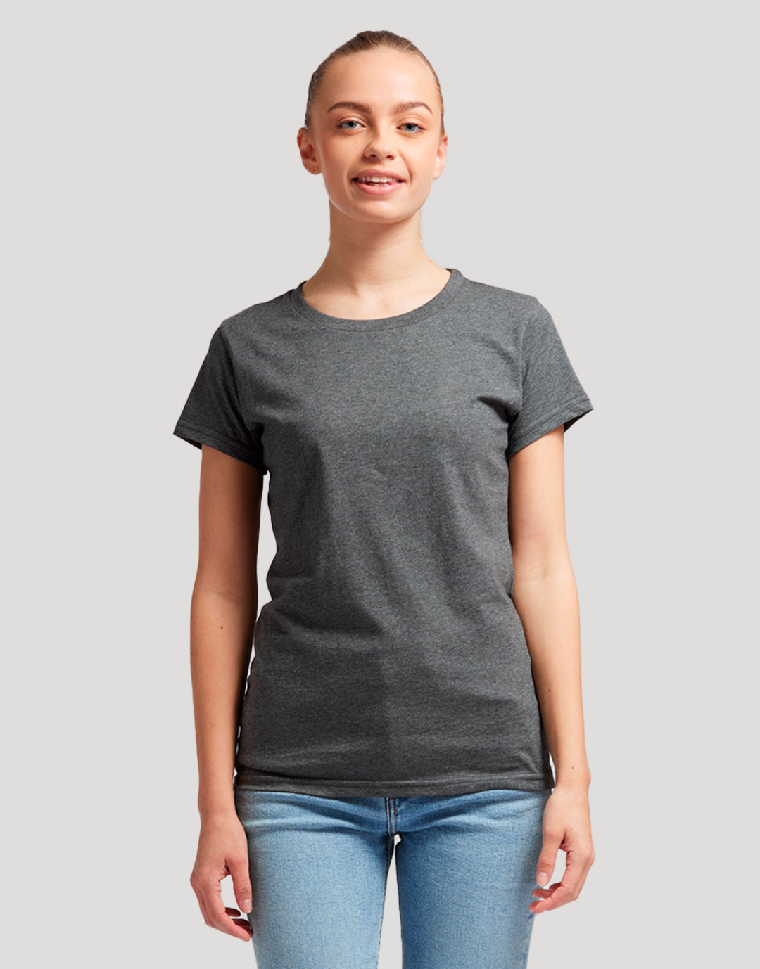 T-Shirt Femme Weil - Dark Heather Grey